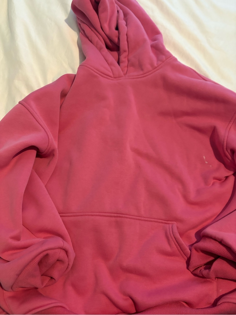 Commense Women's Hot Pink Pullover Hoodie